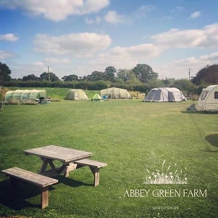 Glamping Tent At Abbey Green Farm Villa Whitchurch  Exterior foto